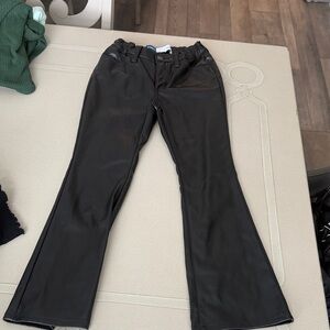 Old Navy Black Faux Leather Pants